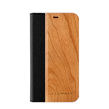 木製iPhone11手帳型ケース