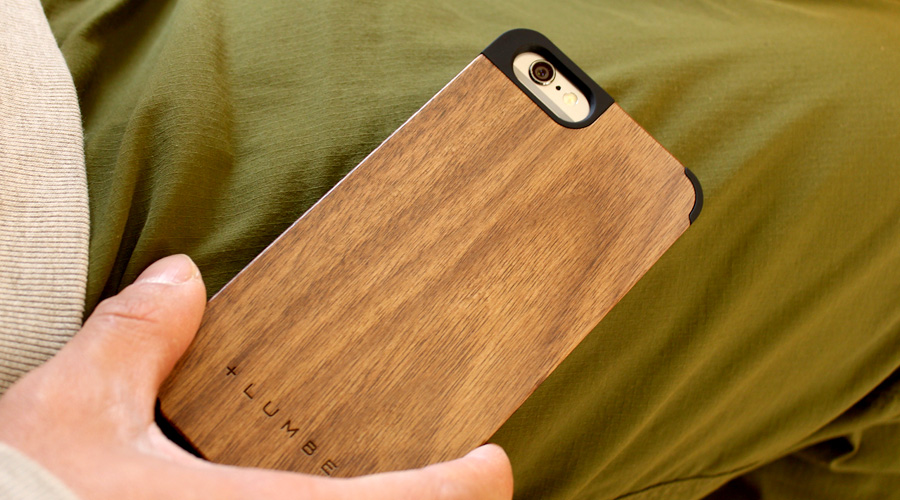 iPhone6用 木製アイフォンケース ウォールナット