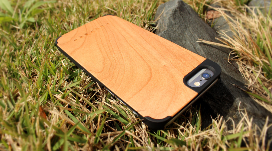 iPhone6用 木製アイフォンケース チェリー